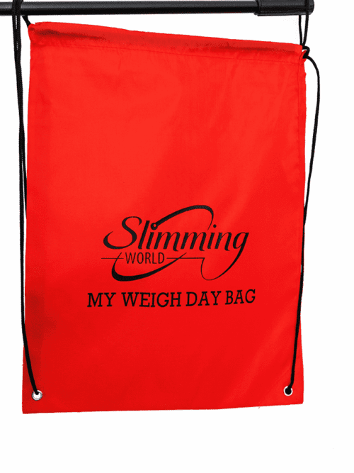 Red weighday bag.