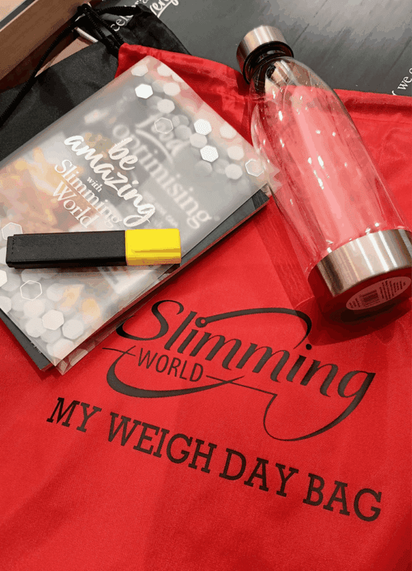 Weighday bag bits.
