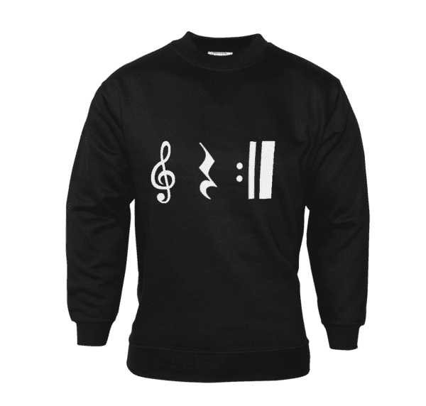 Black Guitar Sweatshirt