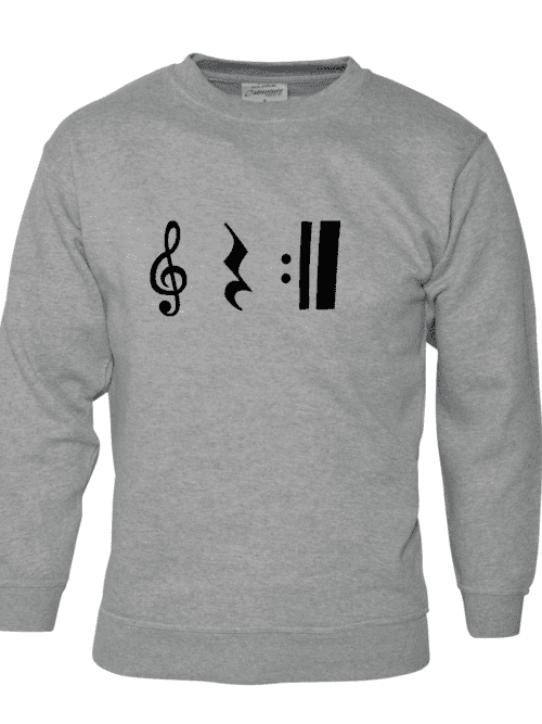 Grey Guitar Sweatshirt