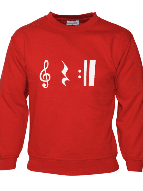 Red Guitar Sweatshirt