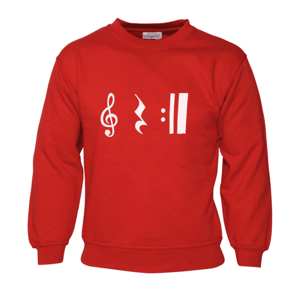 Red Guitar Sweatshirt