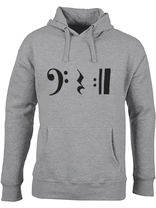 Guitar Hoodie Grey