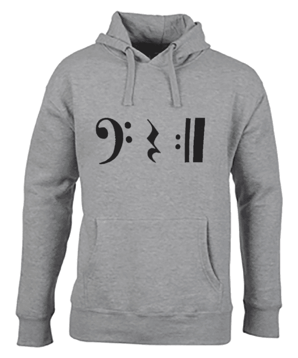 Grey Bass Hoodie