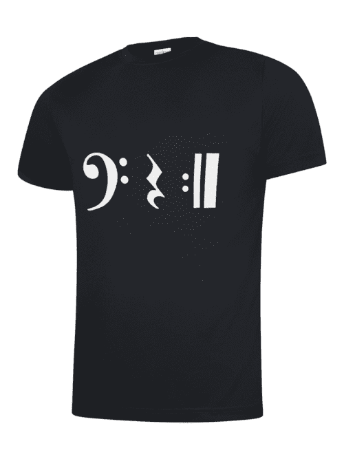 black t shirt notation