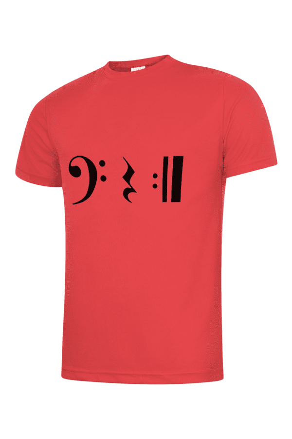 red t shirt notation