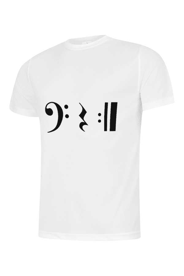 white t shirt notation